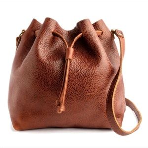 Portland Leather Company small bucket bag!